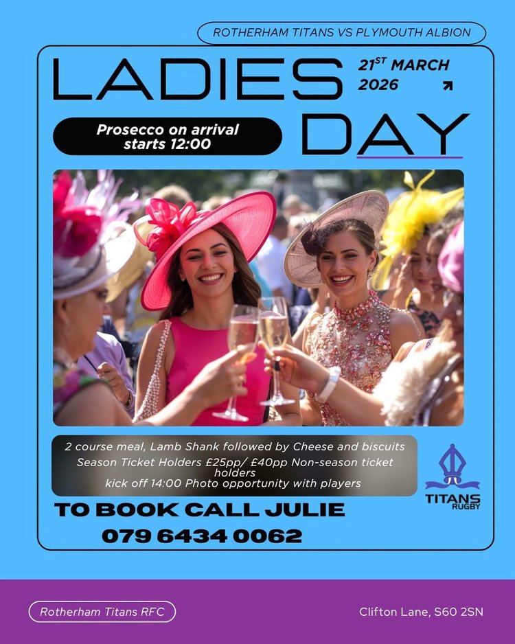 ladies-day-at-titans-saturday-21st-march